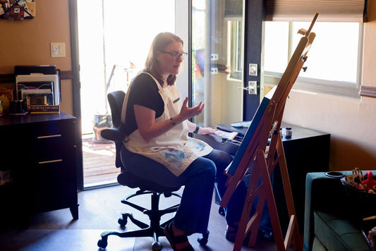 The Artist in Her Natural Environment