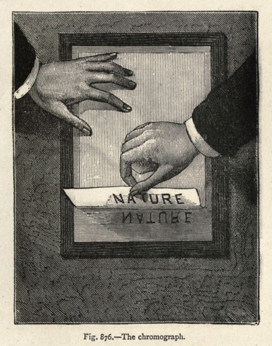 The Chromograph, from Scientific Amusements, translated from the French of Gaston Tissandier, 1883 via the Public Domain Image Archive